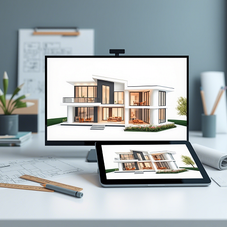 3D визуализация дома в Нижнем Новгороде